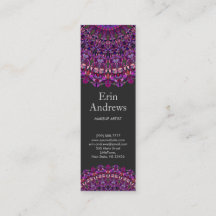 Mandala floral coloré pourpre