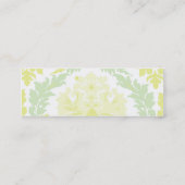 Carte De Visite Mini Manequins - maigre (Dos)