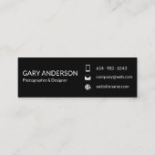 Carte De Visite Mini manuscrit (Dos)