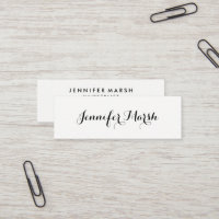 Manuscrit moderne minimaliste
