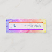 Carte De Visite Mini Marbré (Dos)