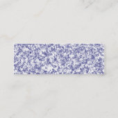 Carte De Visite Mini Marbre bleu (Dos)