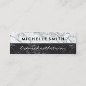 Carte De Visite Mini Marbre Deux Tons (Devant)