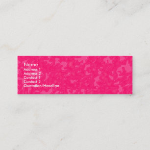 Carte De Visite Mini Marbre rose