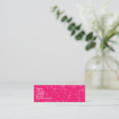 Carte De Visite Mini Marbre rose (Debout devant)