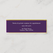 Carte De Visite Mini marchés à terme (Dos)