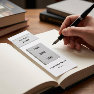 Carte De Visite Mini Marque-page Mini pour Écrivains ou Auteurs pour Pr