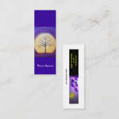 Carte De Visite Mini Marque-page - moment actuel (Devant / Derrière)