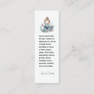 Carte De Visite Mini Marque-page pour Baby Shower – Notre Prochain Chap
