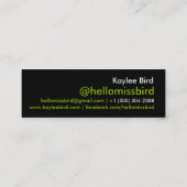 Carte De Visite Mini "Me suivez-vous ? " (Dos)