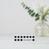 Carte De Visite Mini MÉDICAMENT (carrés moyens) (Debout devant)