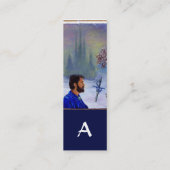 Carte De Visite Mini MÉDITATION D'UN MONogramme DE CHEVALIER (Dos)