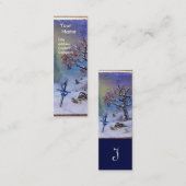 Carte De Visite Mini MÉDITATION D'UN MONogramme DE CHEVALIER (Devant / Derrière)