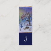 Carte De Visite Mini MÉDITATION D'UN MONogramme DE CHEVALIER (Dos)