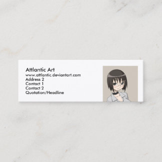 Carte De Visite Mini megane, art d'Attlantic, viantart de