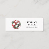 Carte De Visite Mini Meilleure Salade Moderne En Town Professionnel (Devant)