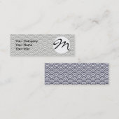 Carte De Visite Mini Mer de Seigaiha (Devant / Derrière)