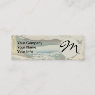 Carte De Visite Mini Mer japonaise de Satta Hiroshige Art