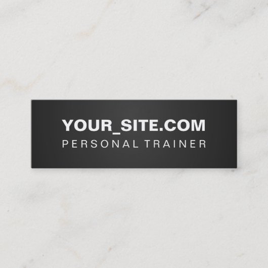 Carte De Visite Mini Merchandisage moderne de site Web de forme (Devant)