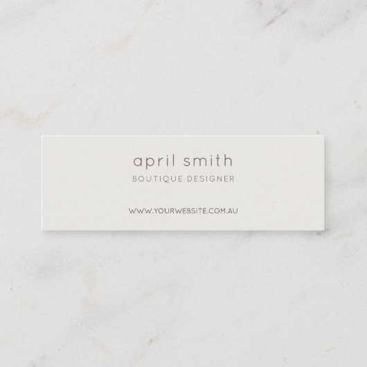 Carte De Visite Mini Merci Abstrait D'Aquarelle Lilac Or À Commande (Dos)