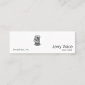 Carte De Visite Mini Microphone (Devant)