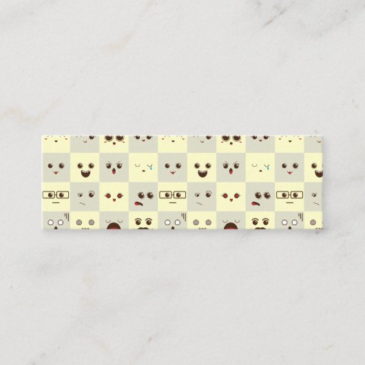 Carte De Visite Mini Mignonne face (Devant)