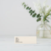 Carte De Visite Mini Mimosa (Debout devant)