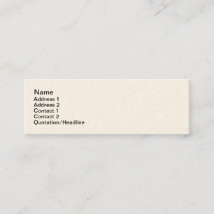 Carte De Visite Mini Mimosa