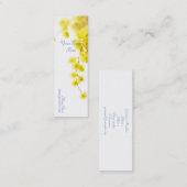 Carte De Visite Mini Mimosa (Devant / Derrière)