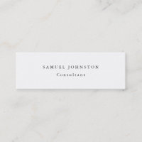Minceur mince minimaliste simple blanc professionn