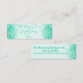 Carte De Visite Mini mine (Devant / Derrière)