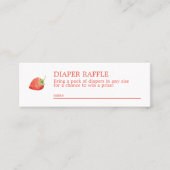 Carte De Visite Mini Mini carte de boîtier pour fraise à fraise  (Devant)