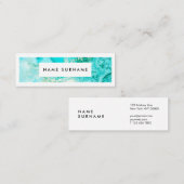 Carte De Visite Mini Mini-Carte de visite d'aquarelle de la Monnaie de  (Devant / Derrière)