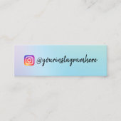 Carte De Visite Mini Mini-Carte de visite Holographique à changement de (Devant)