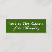 Carte De Visite Mini Mini carte personnalisable de tournesol (Dos)