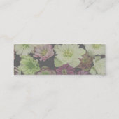 Carte De Visite Mini Mini carte RSVP Web Hellebore Garden CLASSIQUE (Dos)