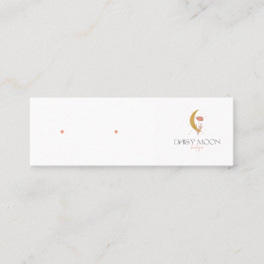 Carte De Visite Mini Mini carte Stud avec trous (Devant)