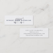 Carte De Visite Mini Mini-Cartes de visite de camion de ravitaillement (Devant / Derrière)