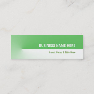 Carte De Visite Mini Mini Green Pro