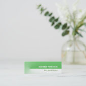 Carte De Visite Mini Mini Green Pro (Debout devant)