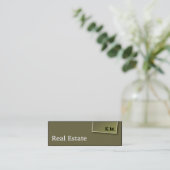 Carte De Visite Mini Mini Immobilier (Debout devant)