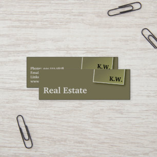 Carte De Visite Mini Mini Immobilier