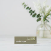 Carte De Visite Mini Mini immobilier (Debout devant)