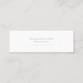 Carte De Visite Mini mini matte standard (Dos)