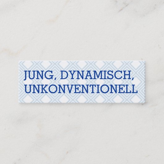 Carte De Visite Mini Mini Visitenkarten (Devant)