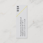 Carte De Visite Mini Mini Visitenkarten (Dos)