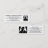 Carte De Visite Mini MiniCards-001 (Devant / Derrière)