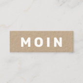 Carte De Visite Mini Minimal moderne (Devant)
