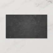 Carte De Visite Mini minimaliste du tableau de bord de la main (Dos)