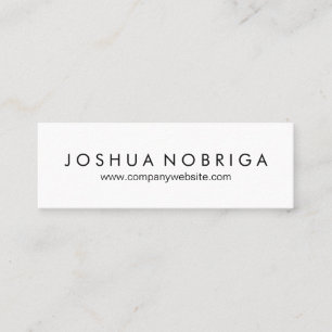 Carte De Visite Mini Minimaliste et simple